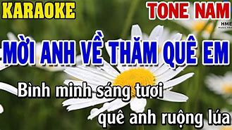 Karaoke Anh Hãy Về Thăm Quê Em